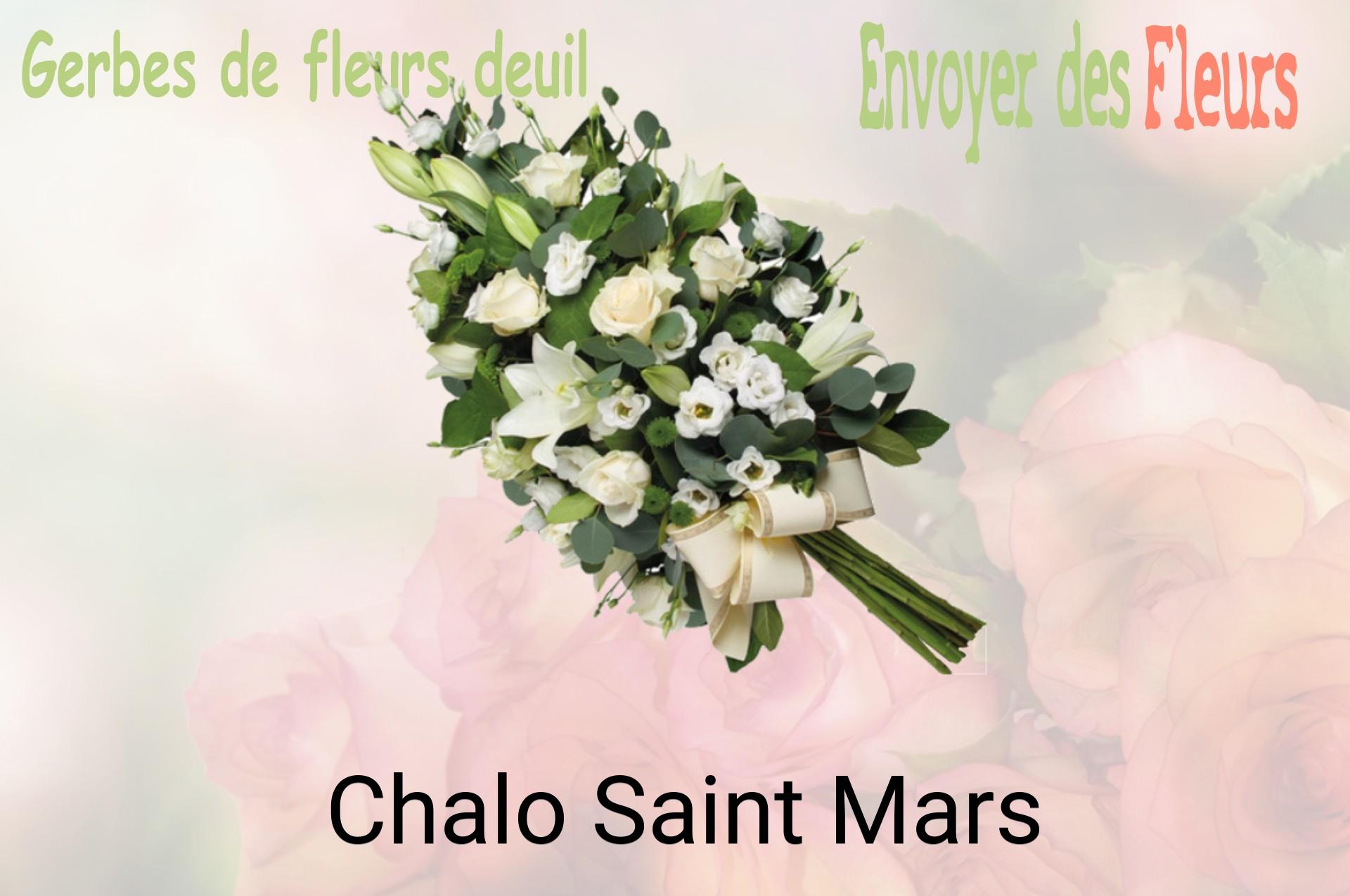 Gerbe de fleurs de deuil livrée à Chalo-Saint-Mars